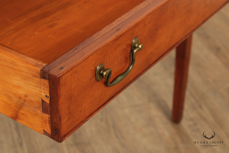 Hepplewhite style Antique Cherry Schoolmaster's Flip-Top Desk