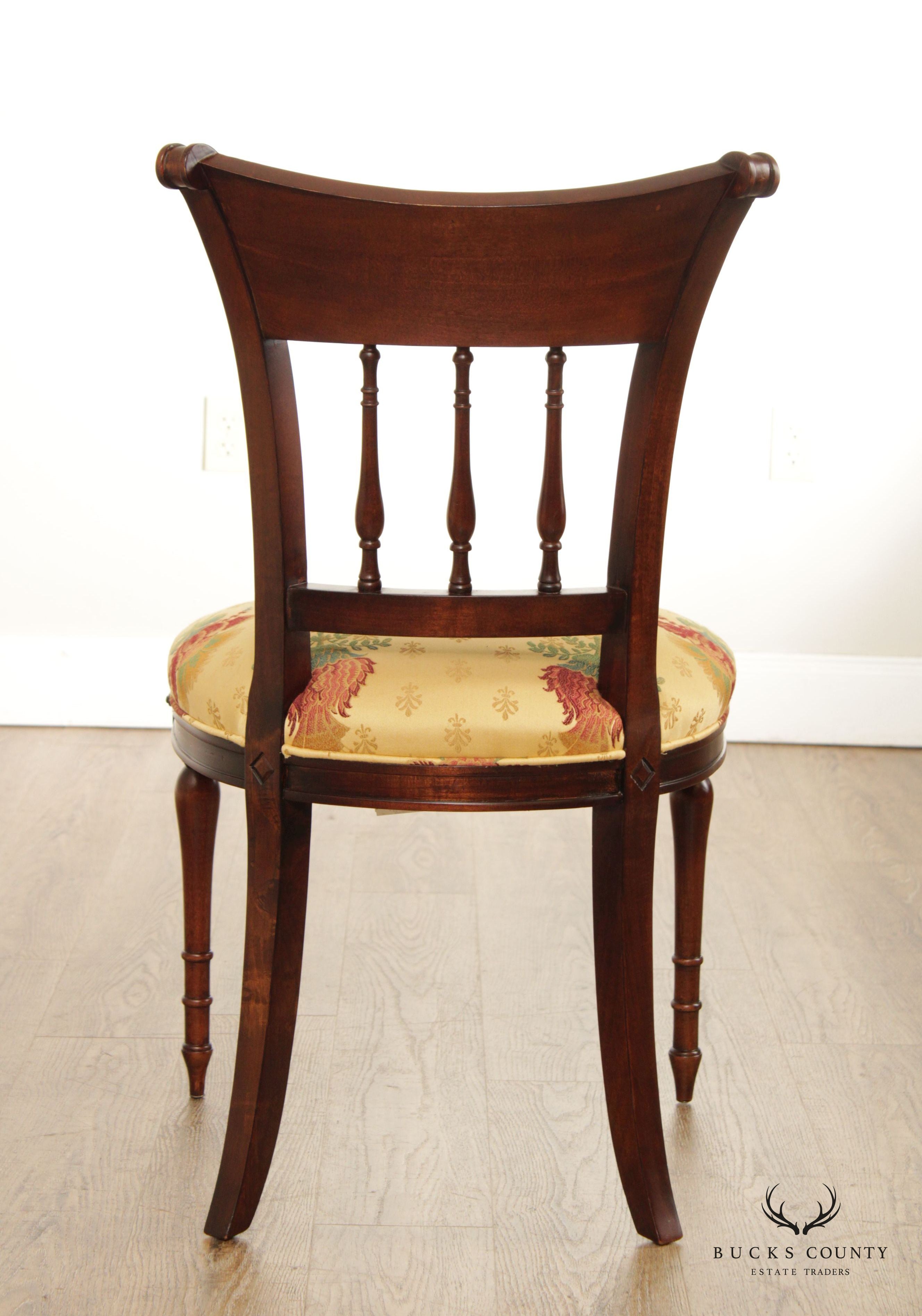 Hickory Chair Co. Regency Style Mahogany Side Chair