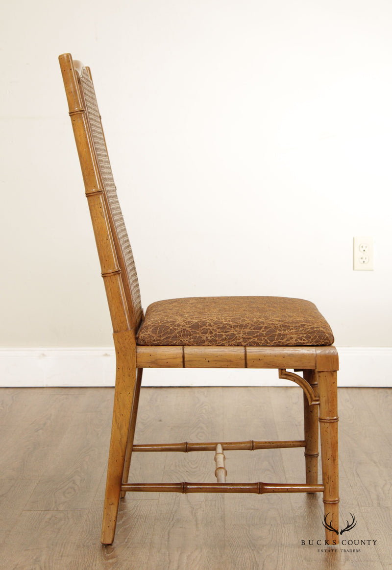 Century Furniture VIntage Faux Bamboo Side Chair