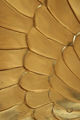 Quality Italian Brass Swan Glass Top Console Table – Bucks County