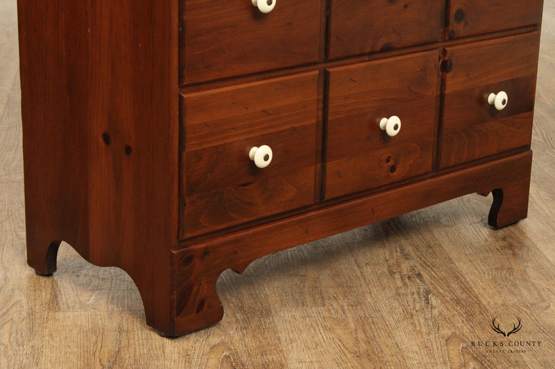 Baumritter Vintage Pine Apothecary Style Accent Chest
