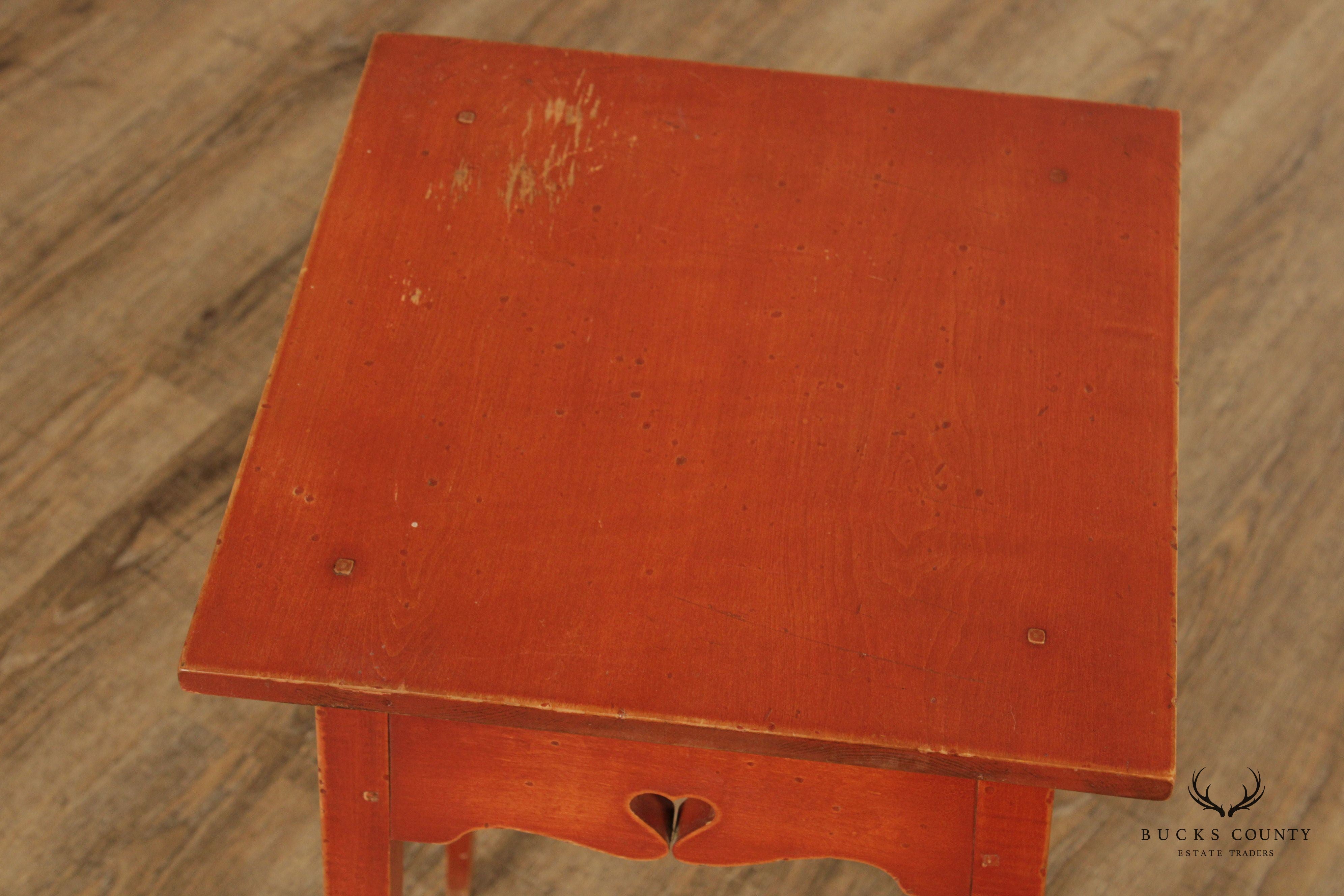 David T. Smith Grain-Painted Side Table