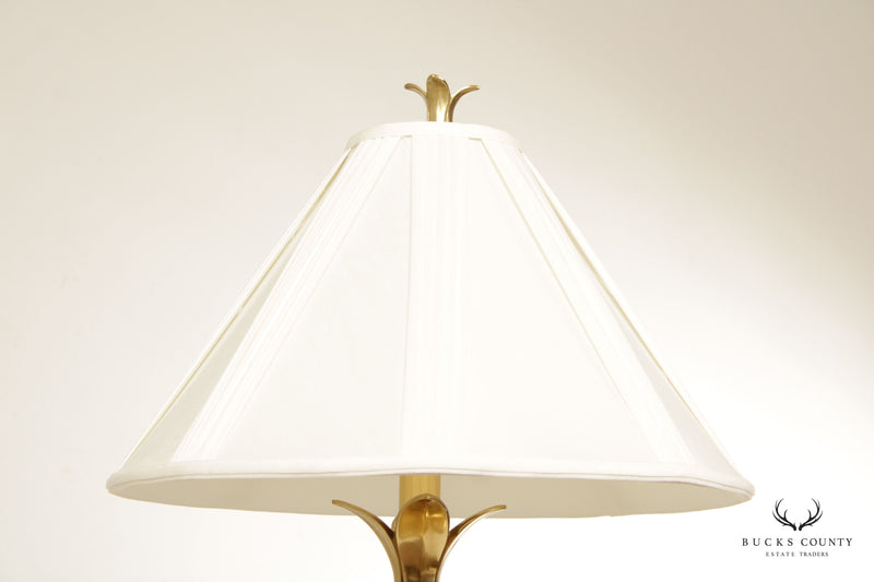 Waterford Cut Crystal and Brass Table Lamp