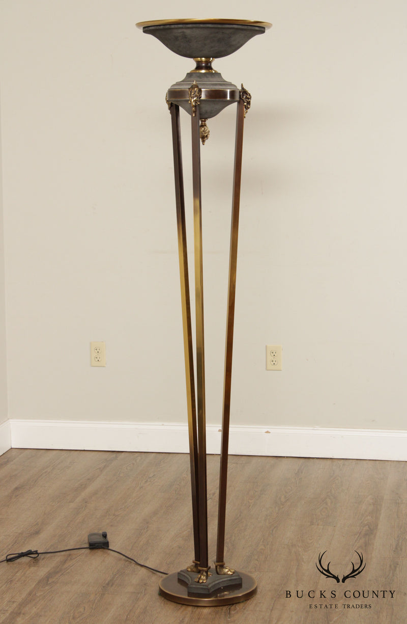 Neoclassical Style Torchiere Floor Lamp