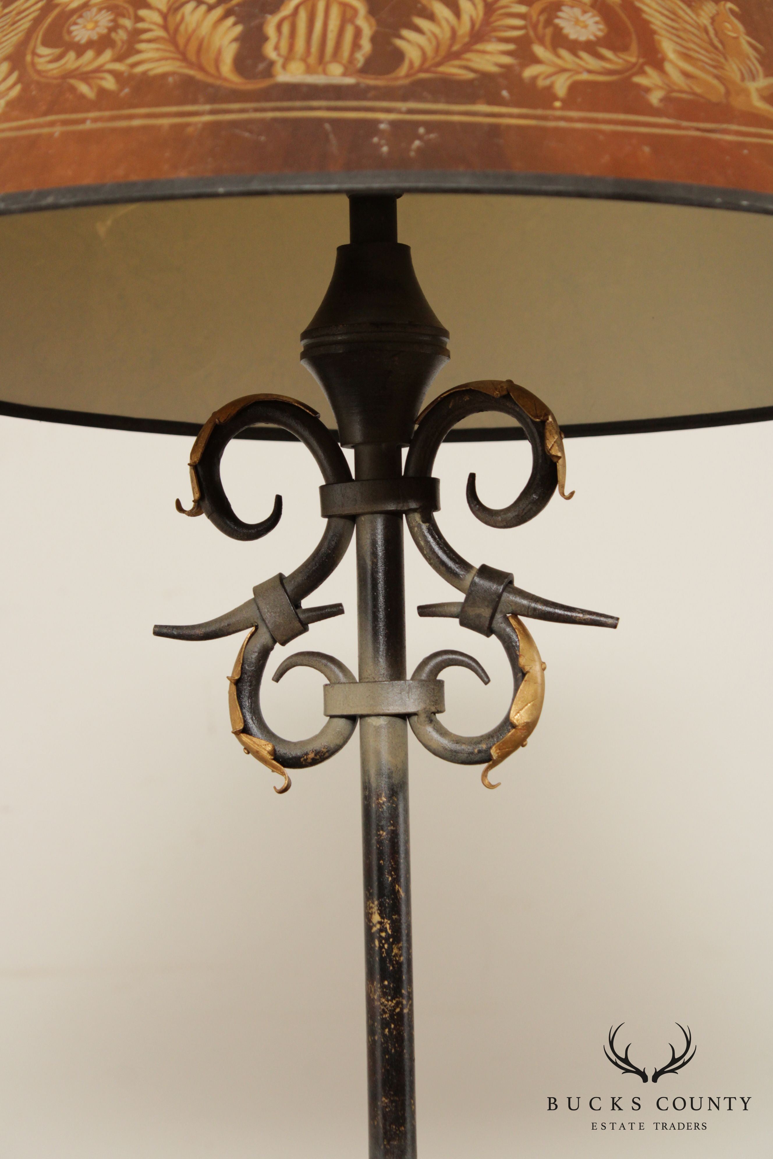 Jene's Collection Quality Wrought Iron Floor Lamp