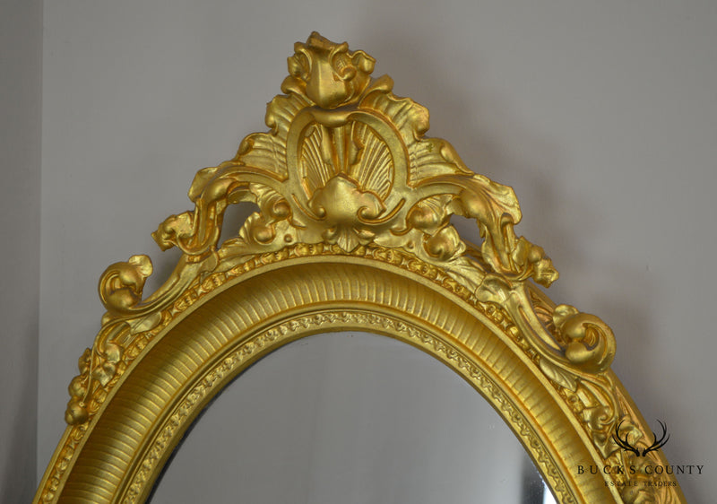 Renaissance Revival Antique 19th Century Gilt Carved Mirror