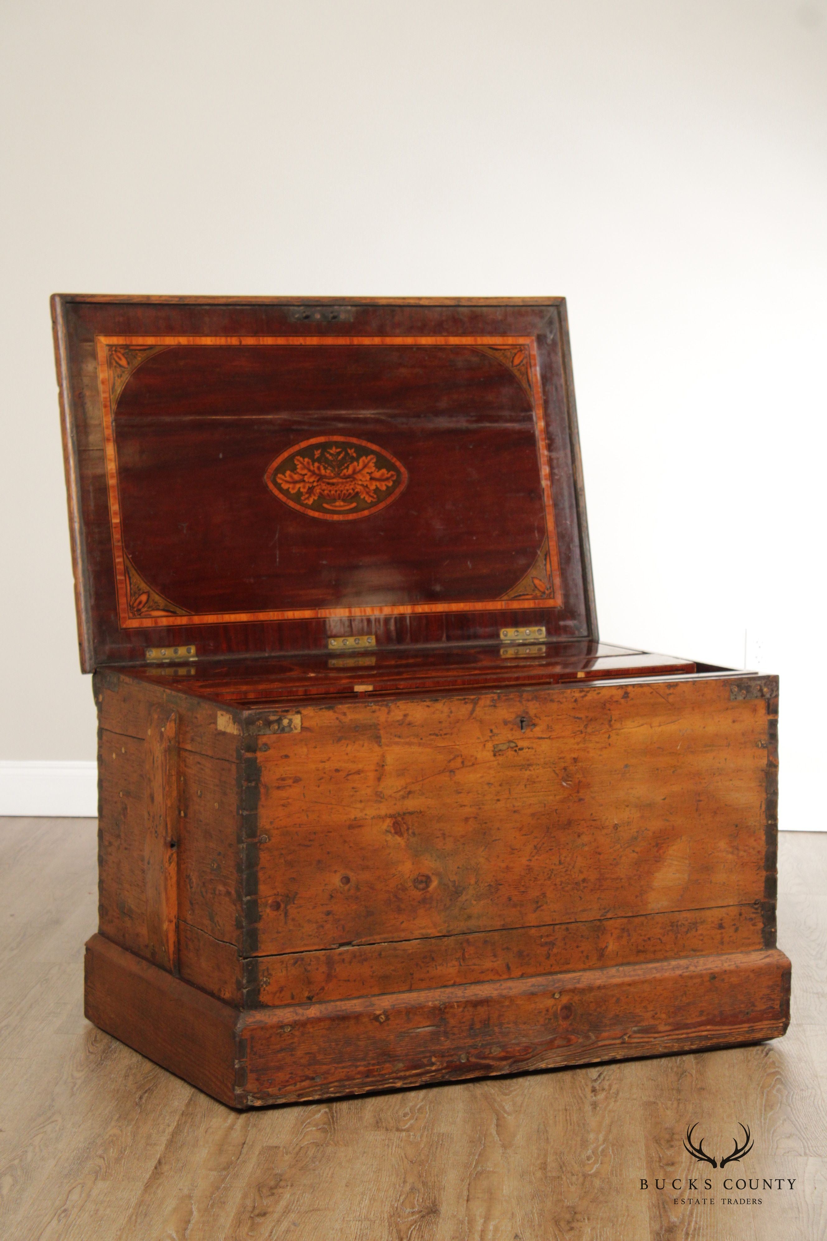 Antique English Carpenter's or Cabinetmaker's Tool Chest