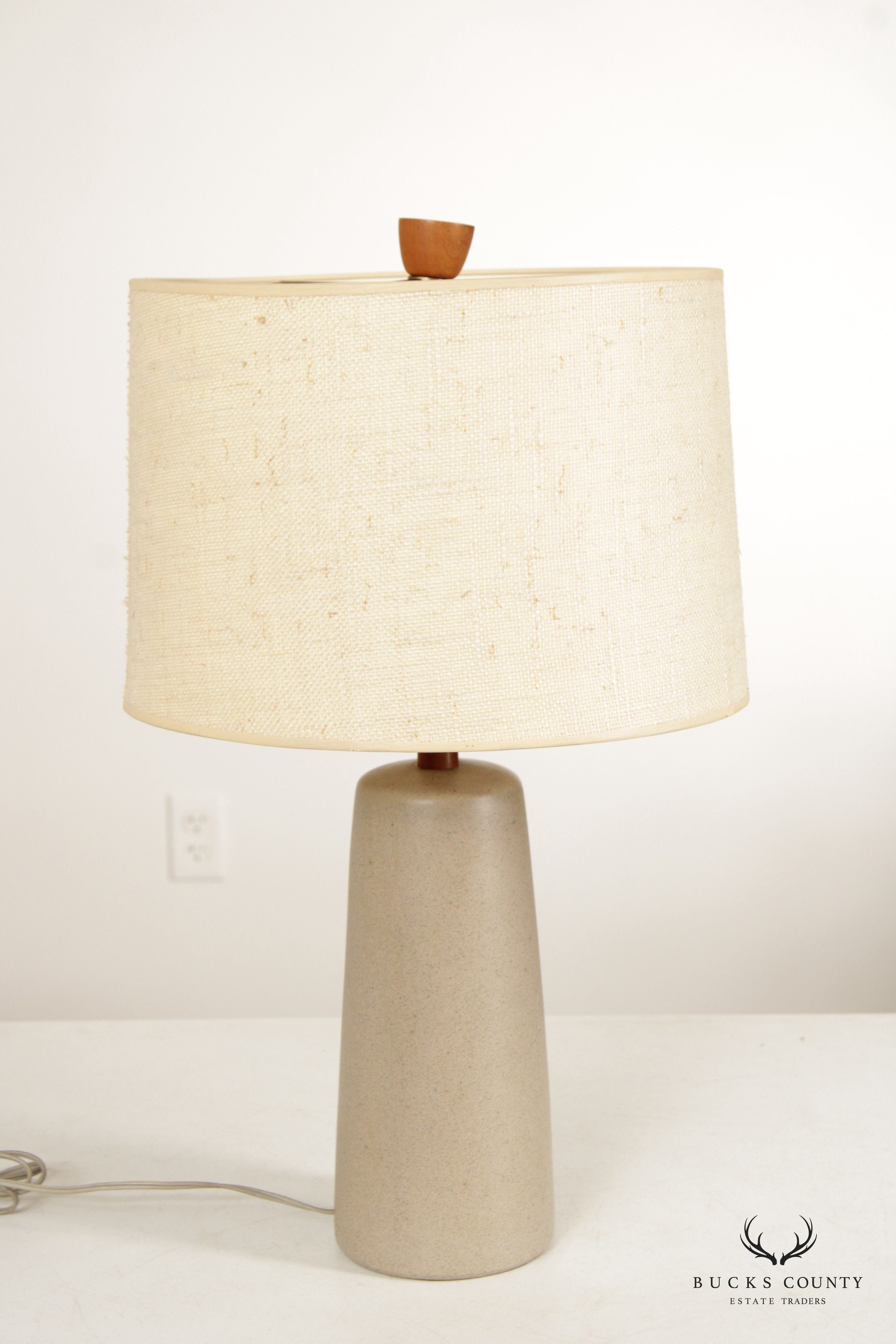 Jane and Gordon Martz Mid Century Modern Glazed Stoneware Table Lamp