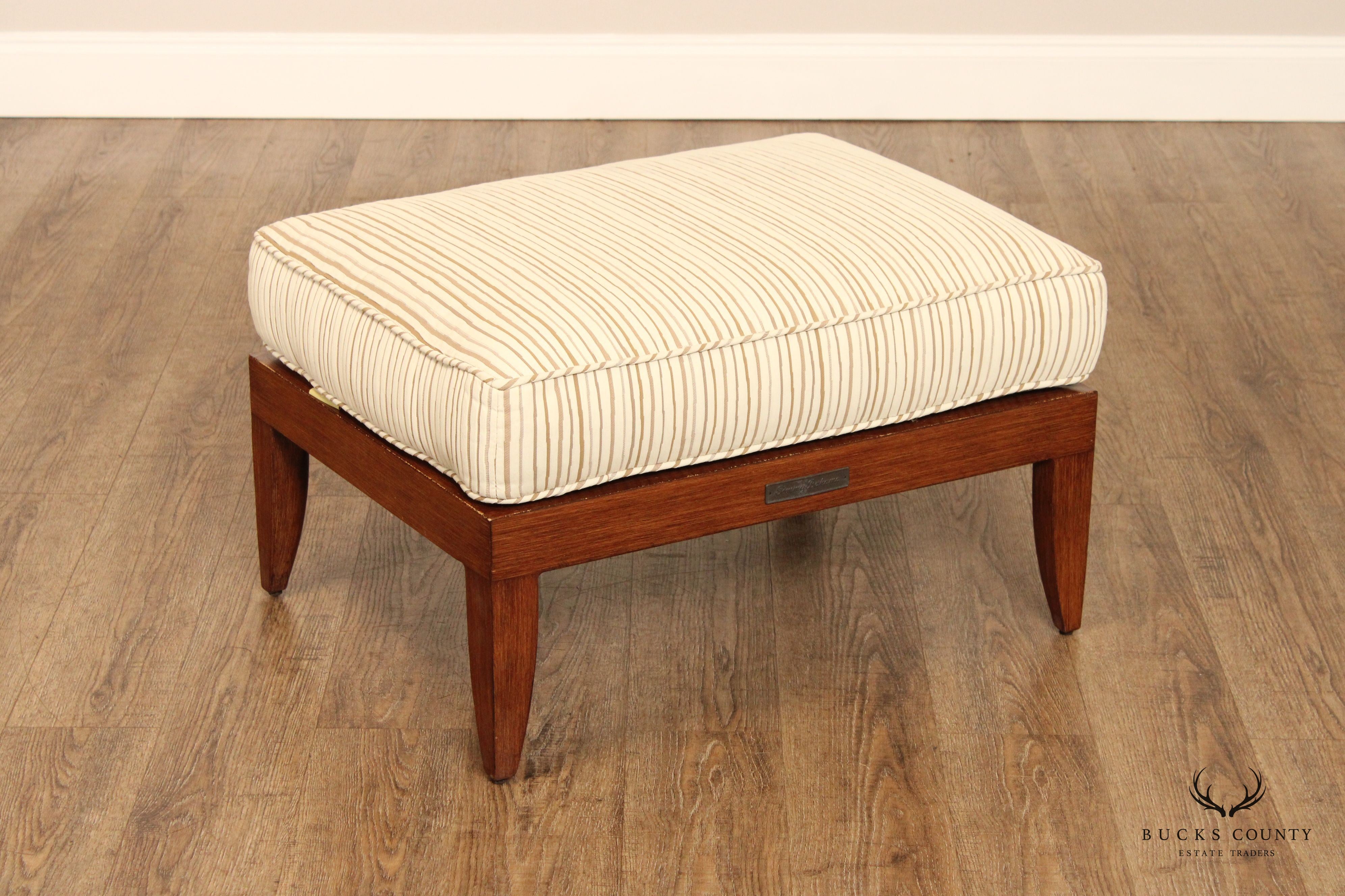 Tommy Bahama Outdoor Patio Faux Wood Ottoman