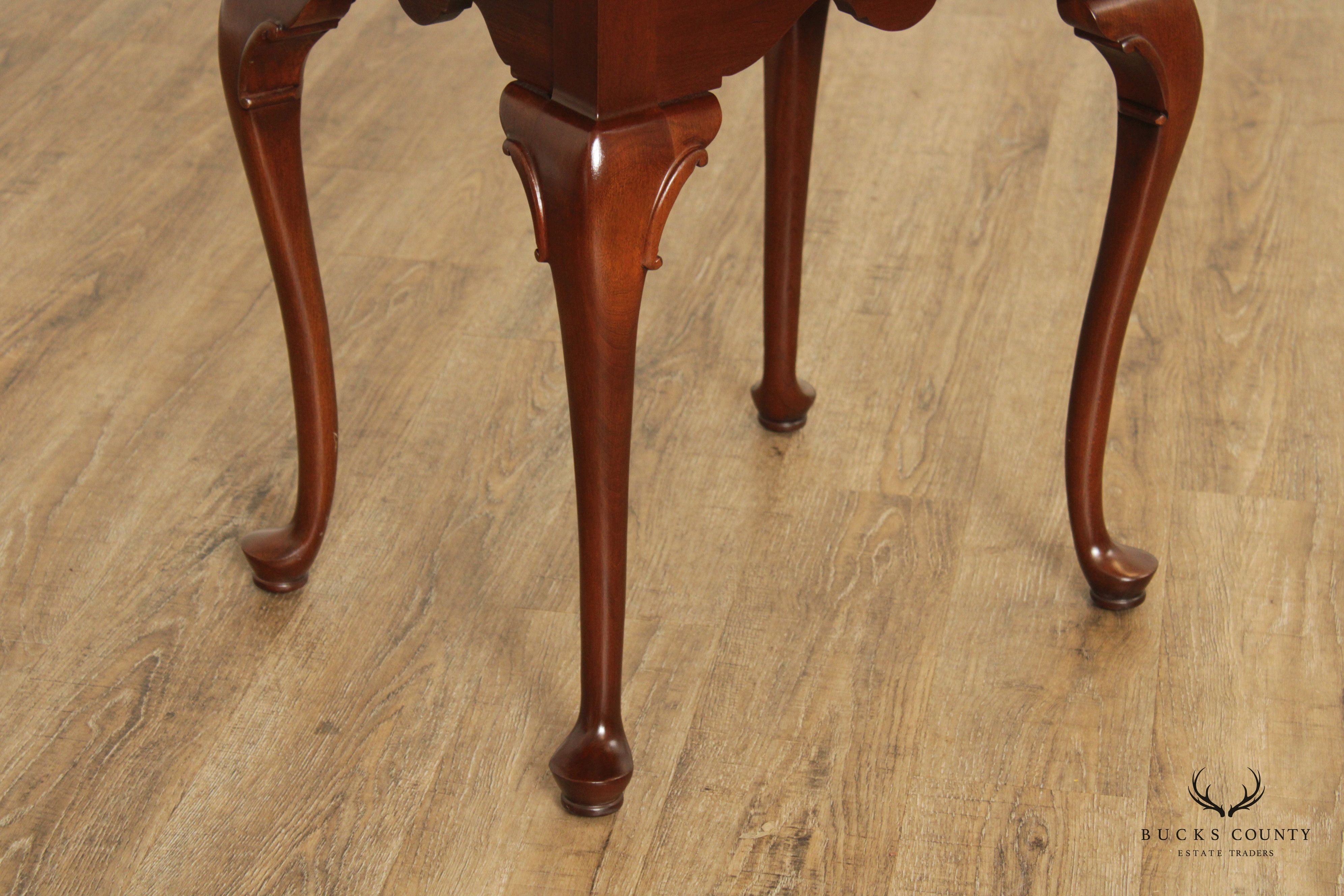 Ethan Allen 'Georgian Court' Oval Top Cherry Side Table