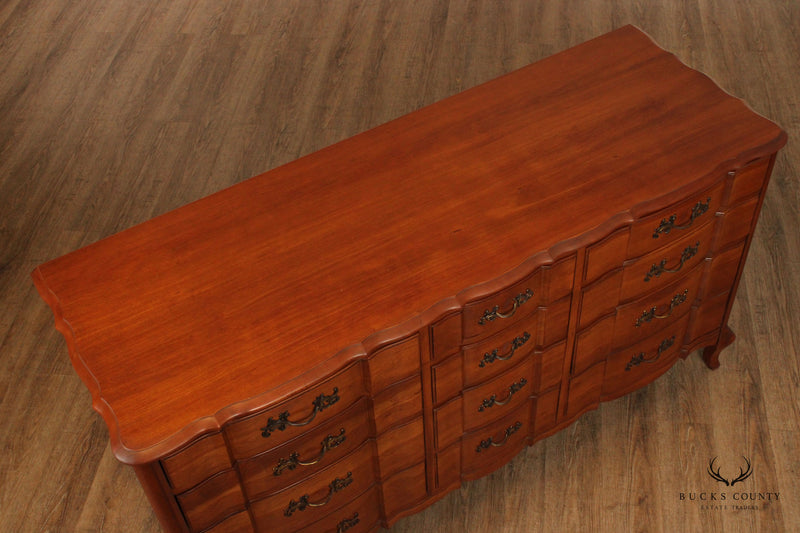 Permacraft Vintage French Provincial Style Cherry Triple Chest of Drawers