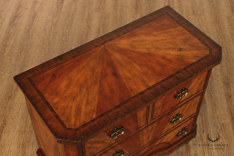 Artistica Pair of Parquetry Sunburst Chests of Drawers