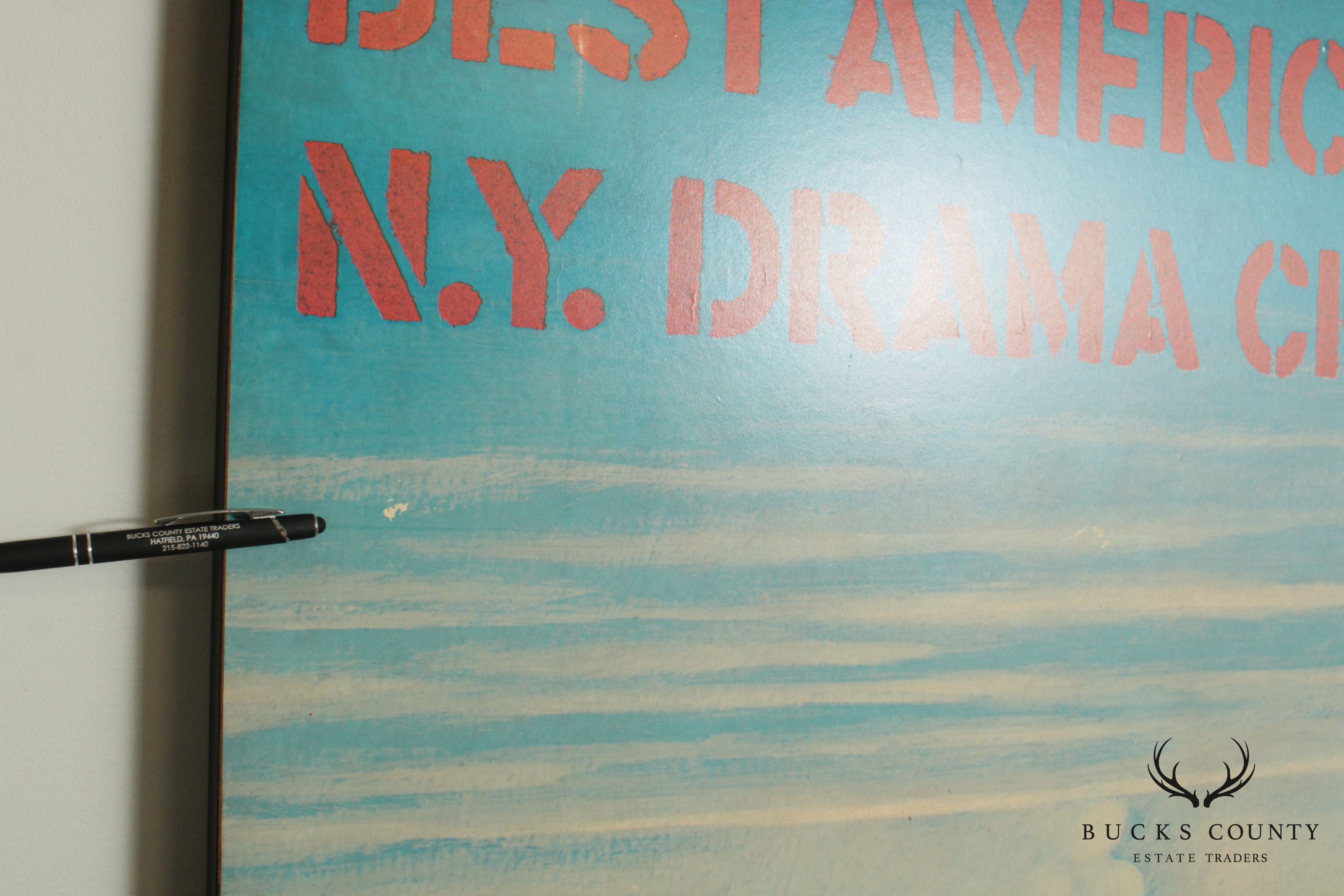 'Streamers' Best American Play 1976 N.Y. Drama Critics Award Large Wall Panel Poster