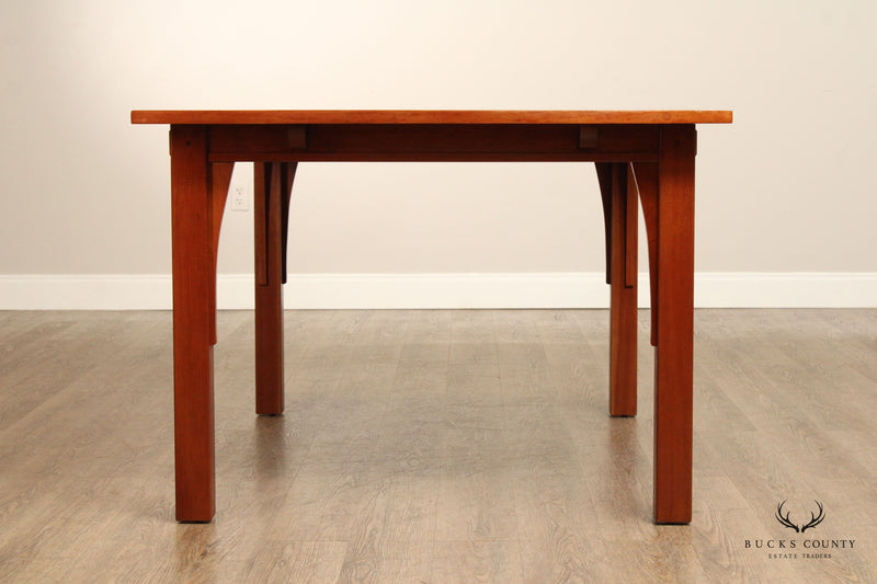 Stickley Mission Collection Cherry Butterfly Top Dining Table