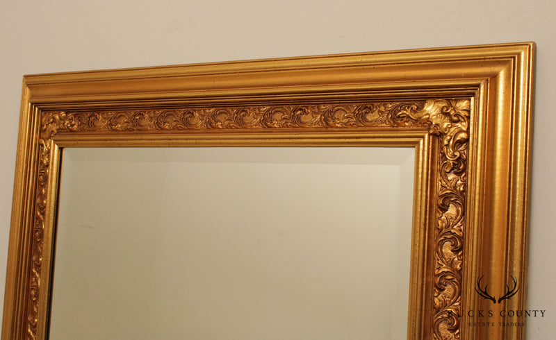 Quality Gold Frame Beveled Wall Mirror