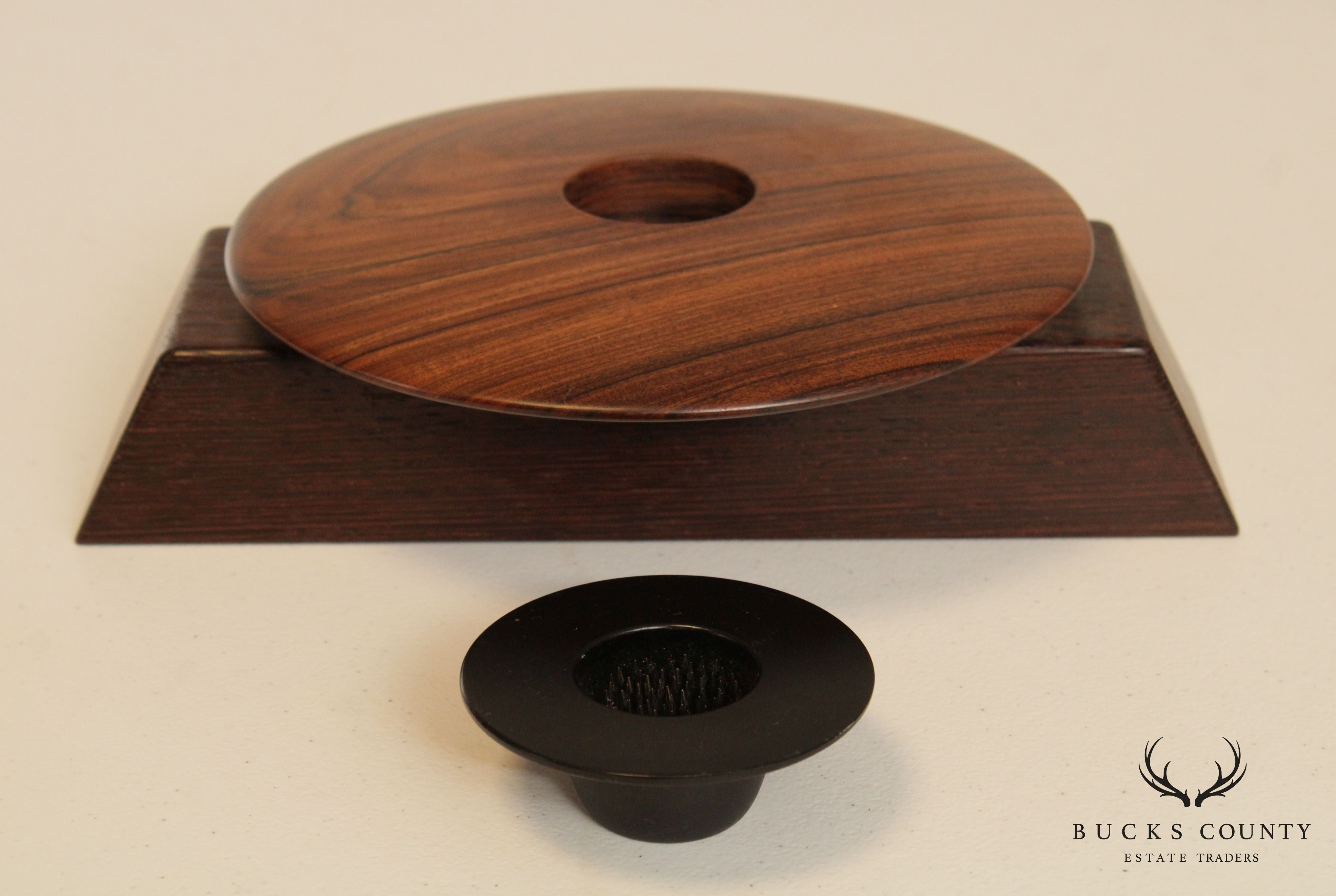 Studio Crafted Japanese Rosewood Candle Holder