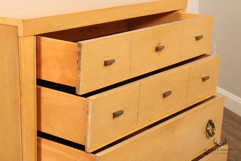 1950s Mid Century Modern Blonde Wood Chest of Drawers
