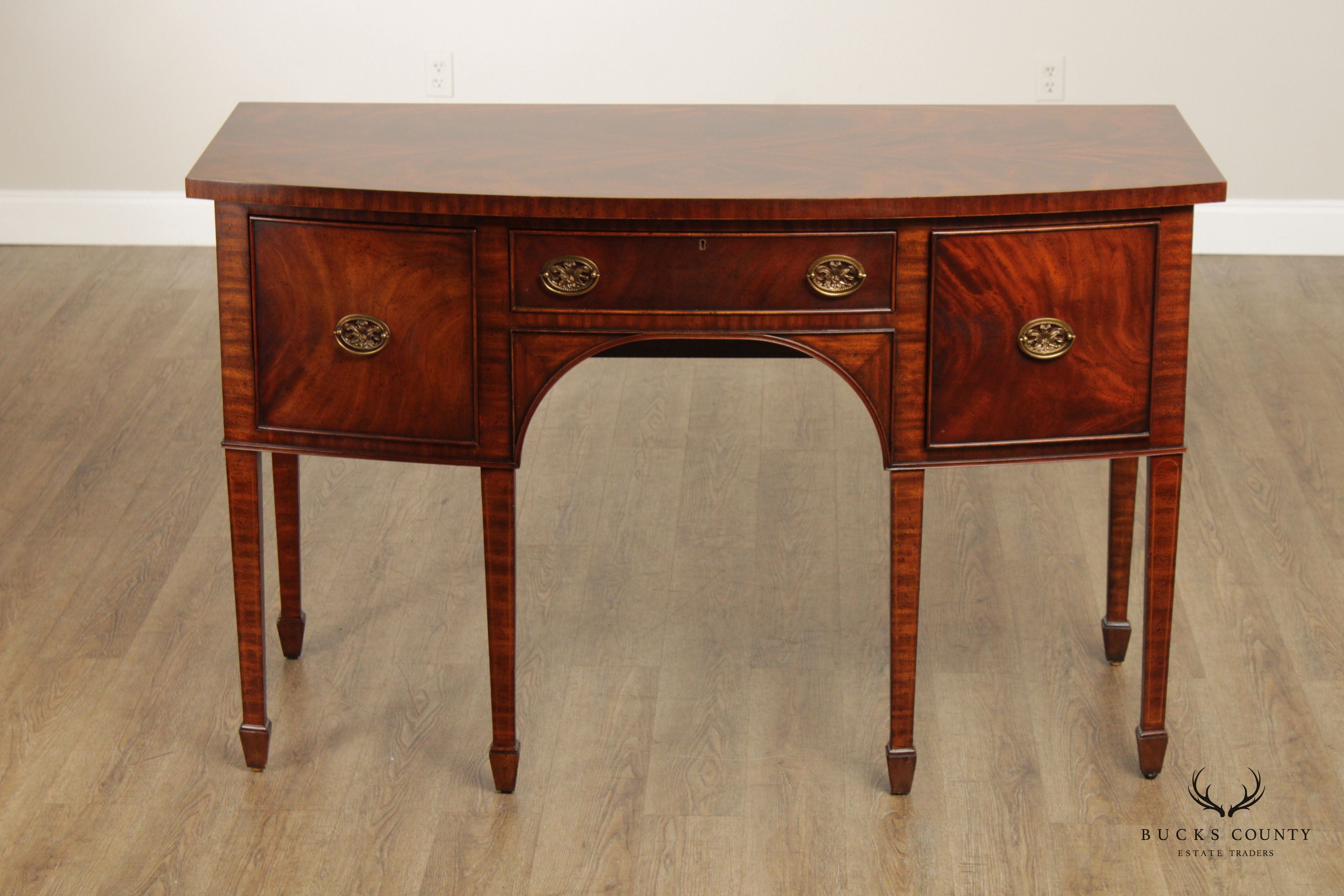 Maitland Smith Hepplewhite Style Mahogany Sideboard