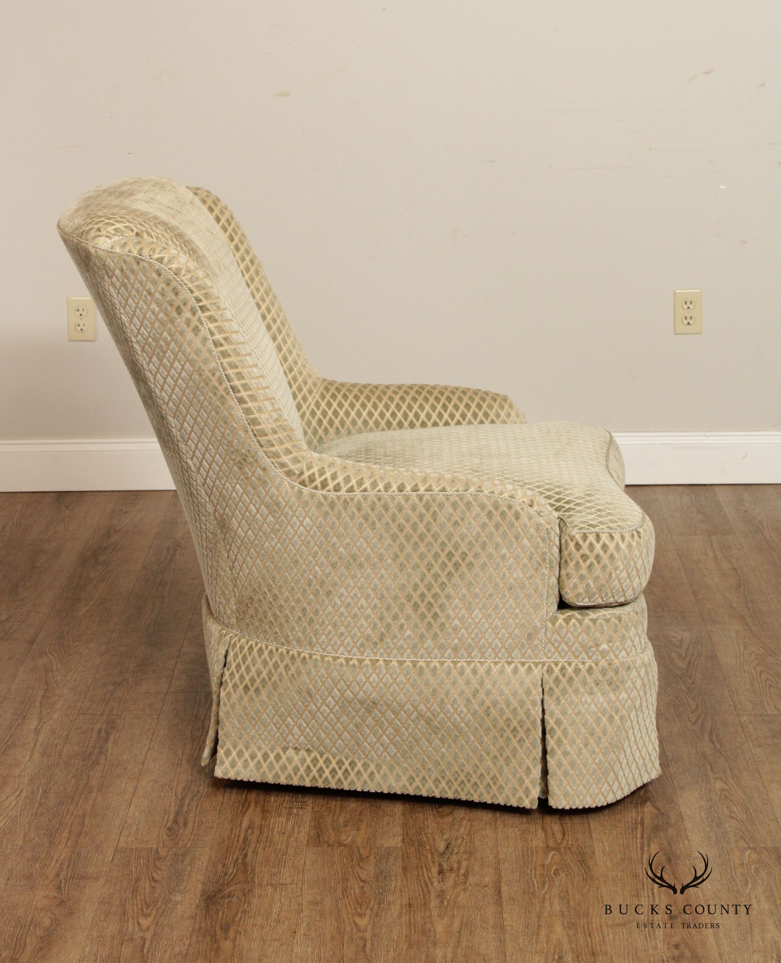 Southwood Pair of Custom Upholstered Host Lounge Chairs