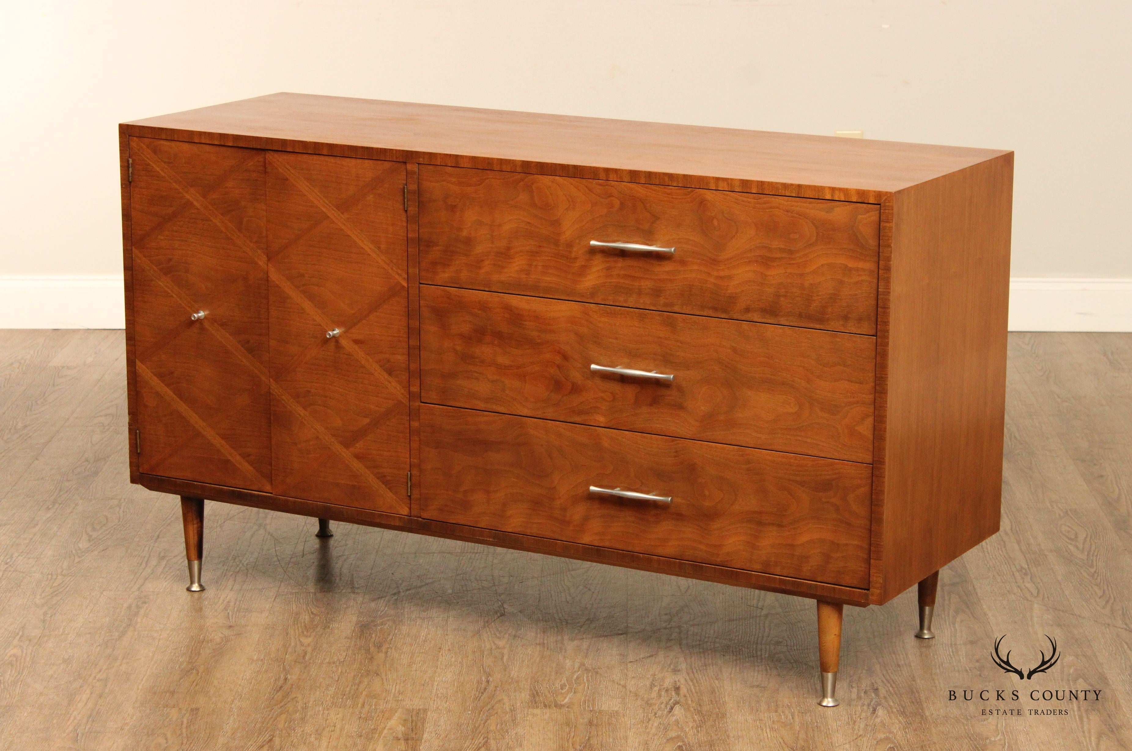 Lane Mid Century Modern Walnut Sideboard