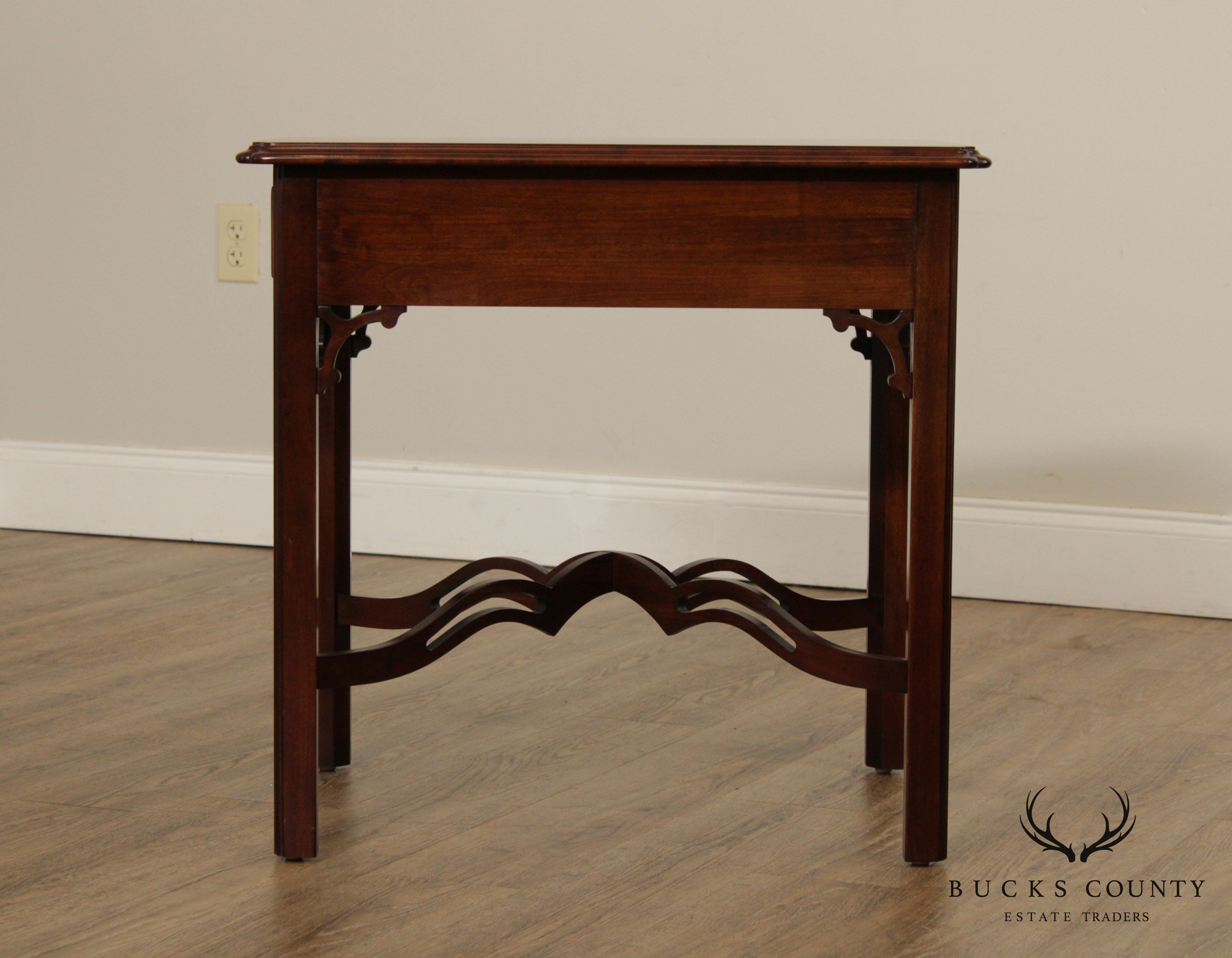 Statton Private Collection Chippendale Style Cherry Side Table