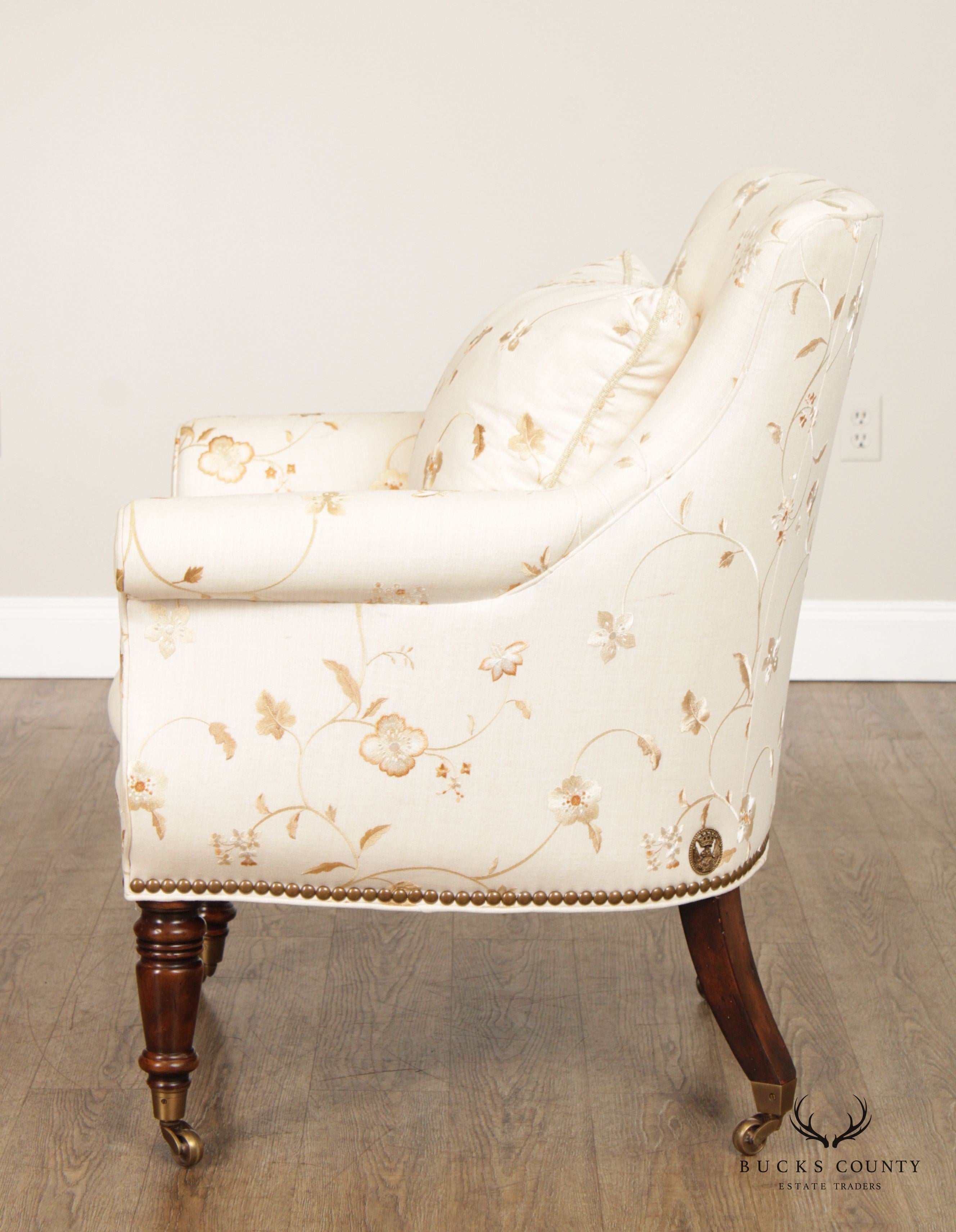 Theodore Alexander 'Althorp Living History' Regency Style Lounge Chair