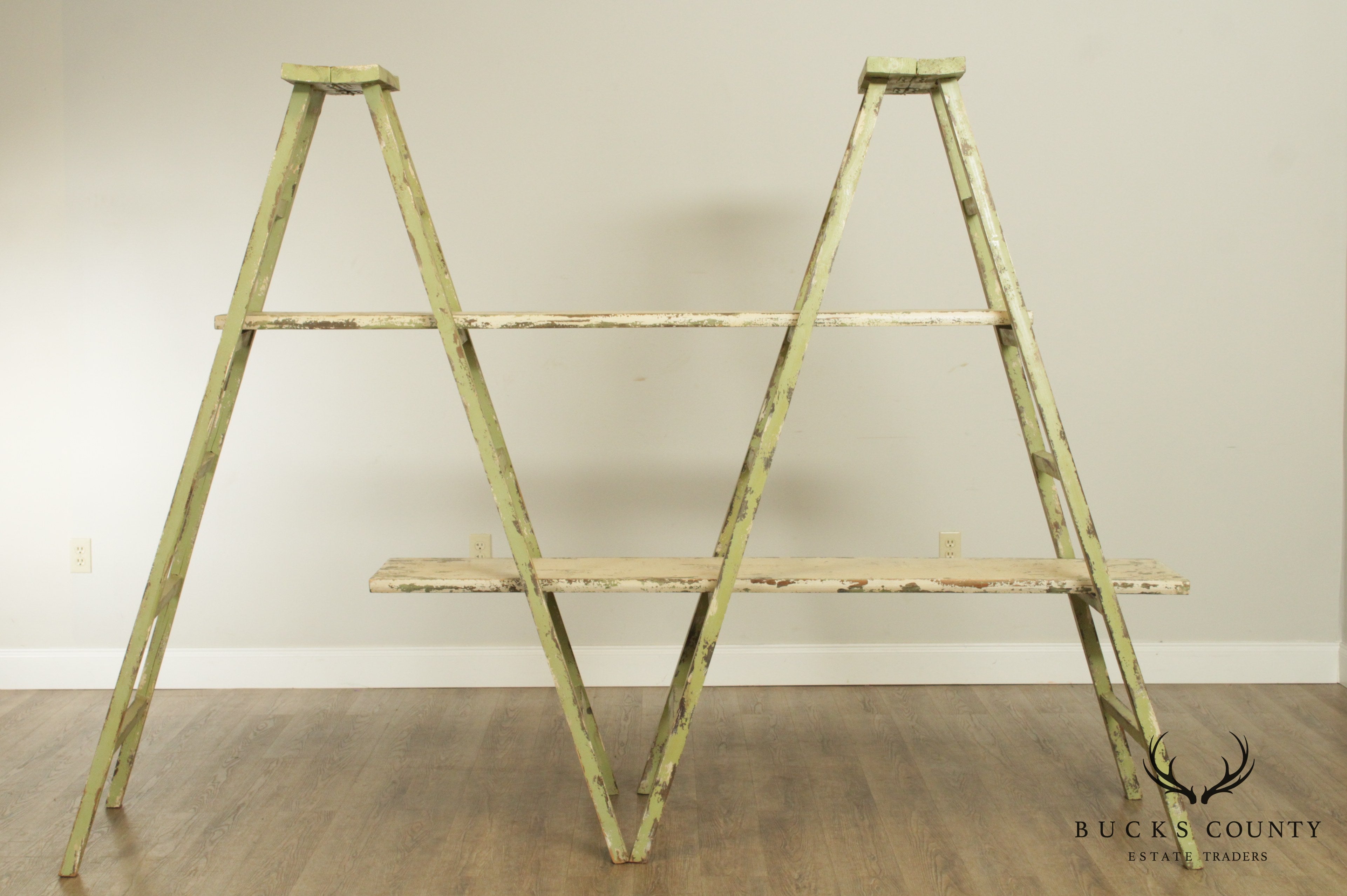 Vintage Farmhouse Ladder Etagere