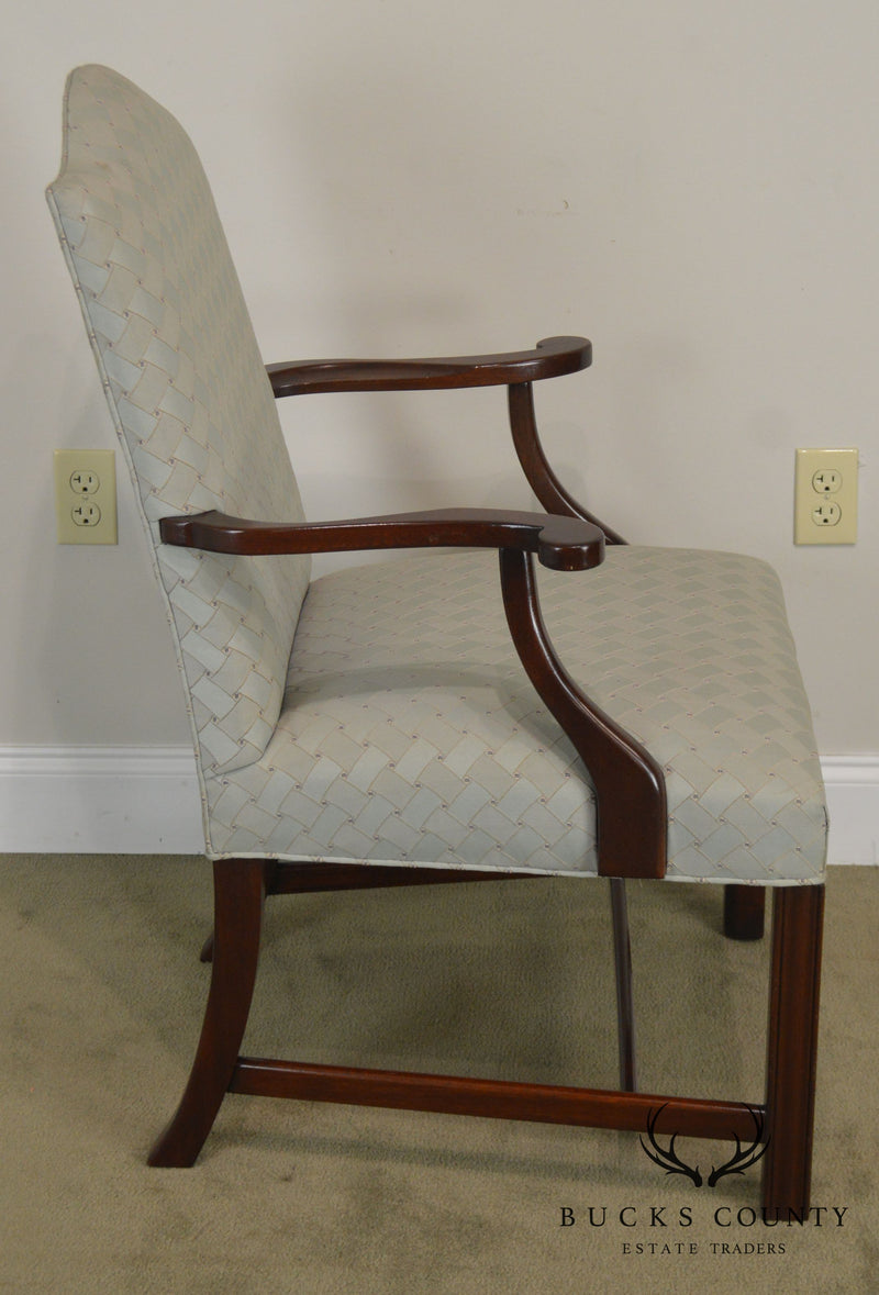 Hickory Chair Mahogany Chippendale Style Library Am Chair