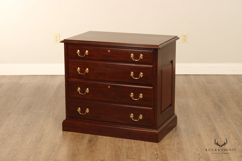 Harden Traditional Cherry File Cabinet Chest