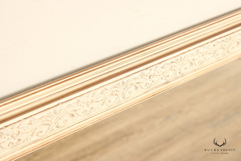 French Country Style Distress Painted Mantel or Full-Length Mirror
