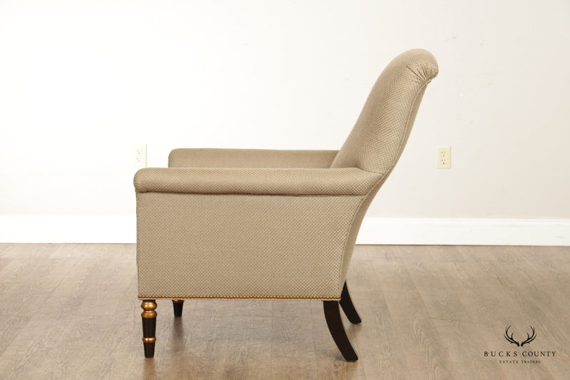 Rose Tarlow Melrose House Pair Custom Upholstered Club Chairs