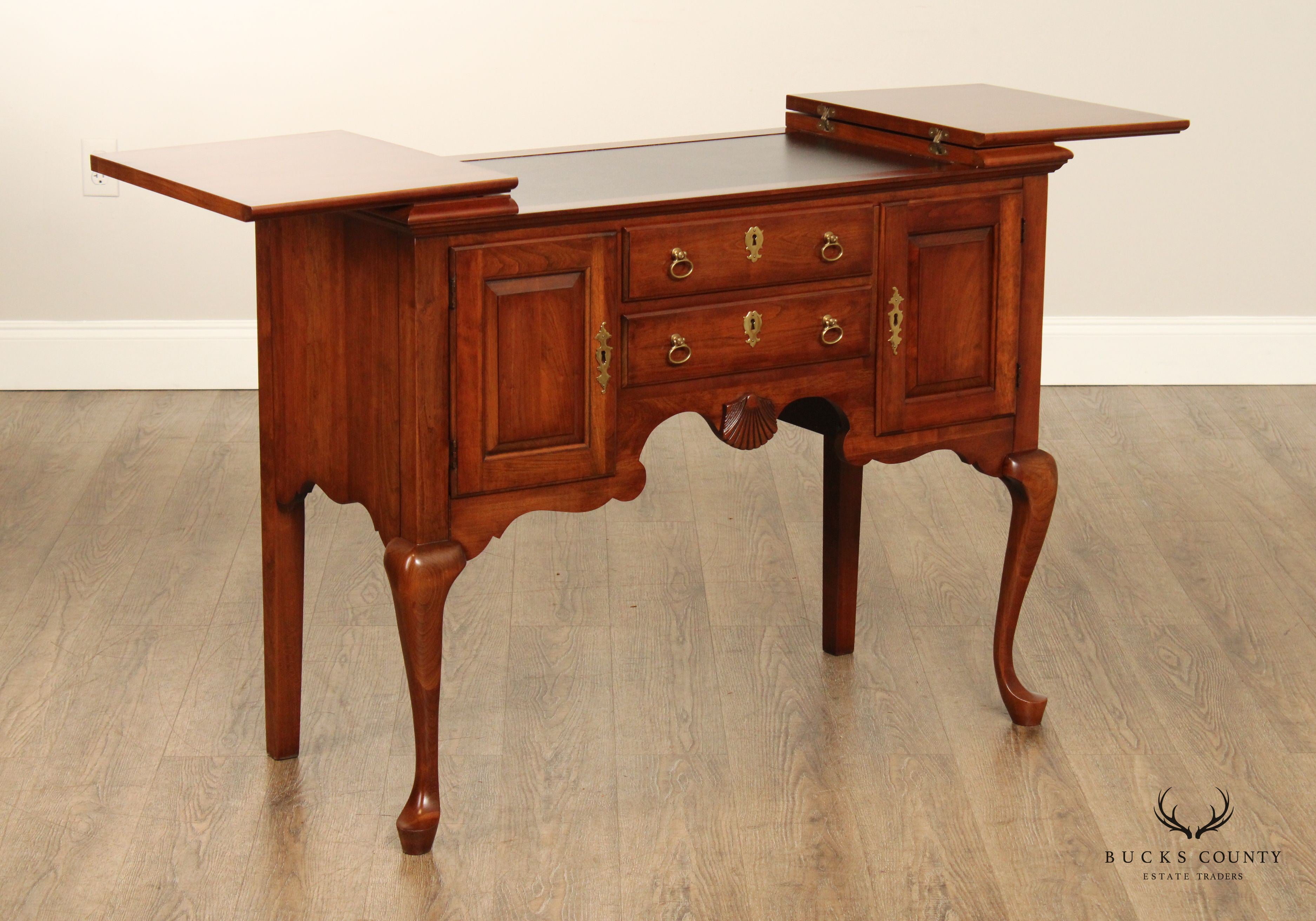 PENNSYLVANIA HOUSE QUEEN ANNE STYLE CHERRY FLIP TOP SIDEBOARD