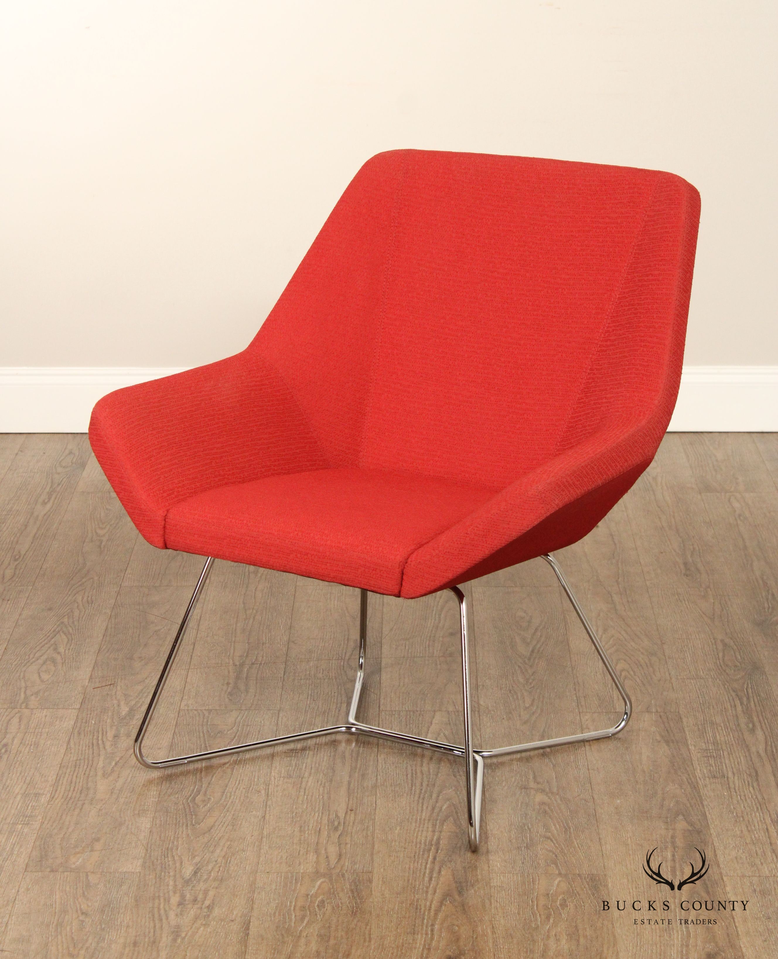 Keilhauer Mid Century Modern STyle Pair of 'Cahoots' Lounge Chairs