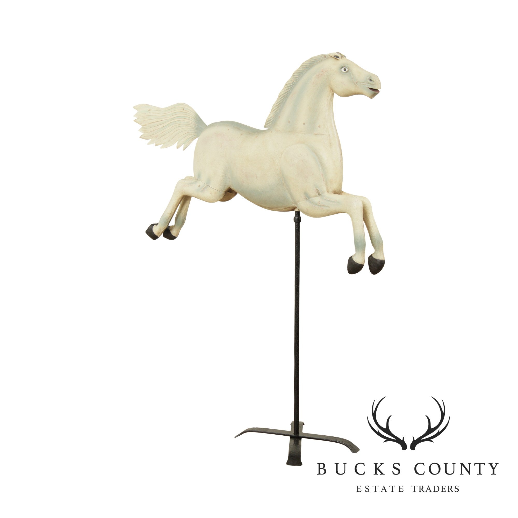 Quality Reproduction Large Tin Horse Weathervane