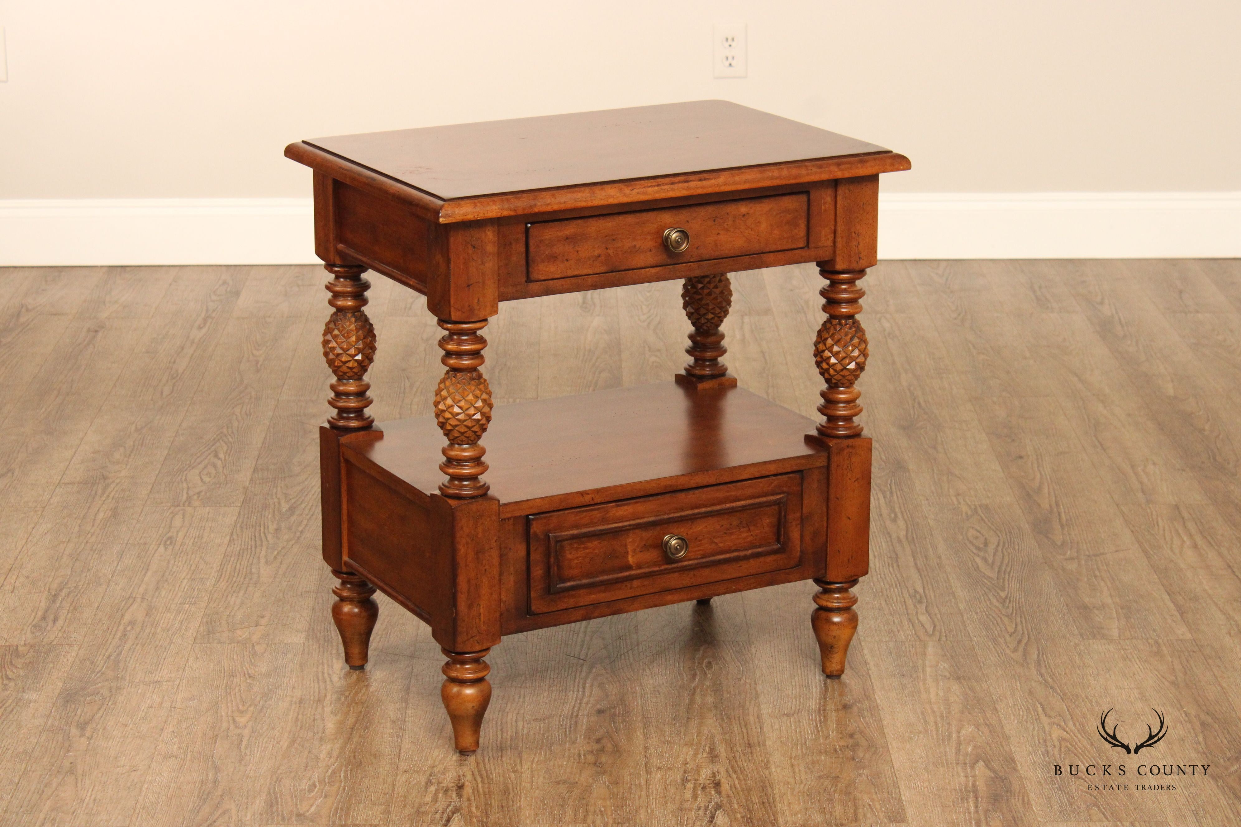 Stanley Furniture Traditional Two Tier End Table