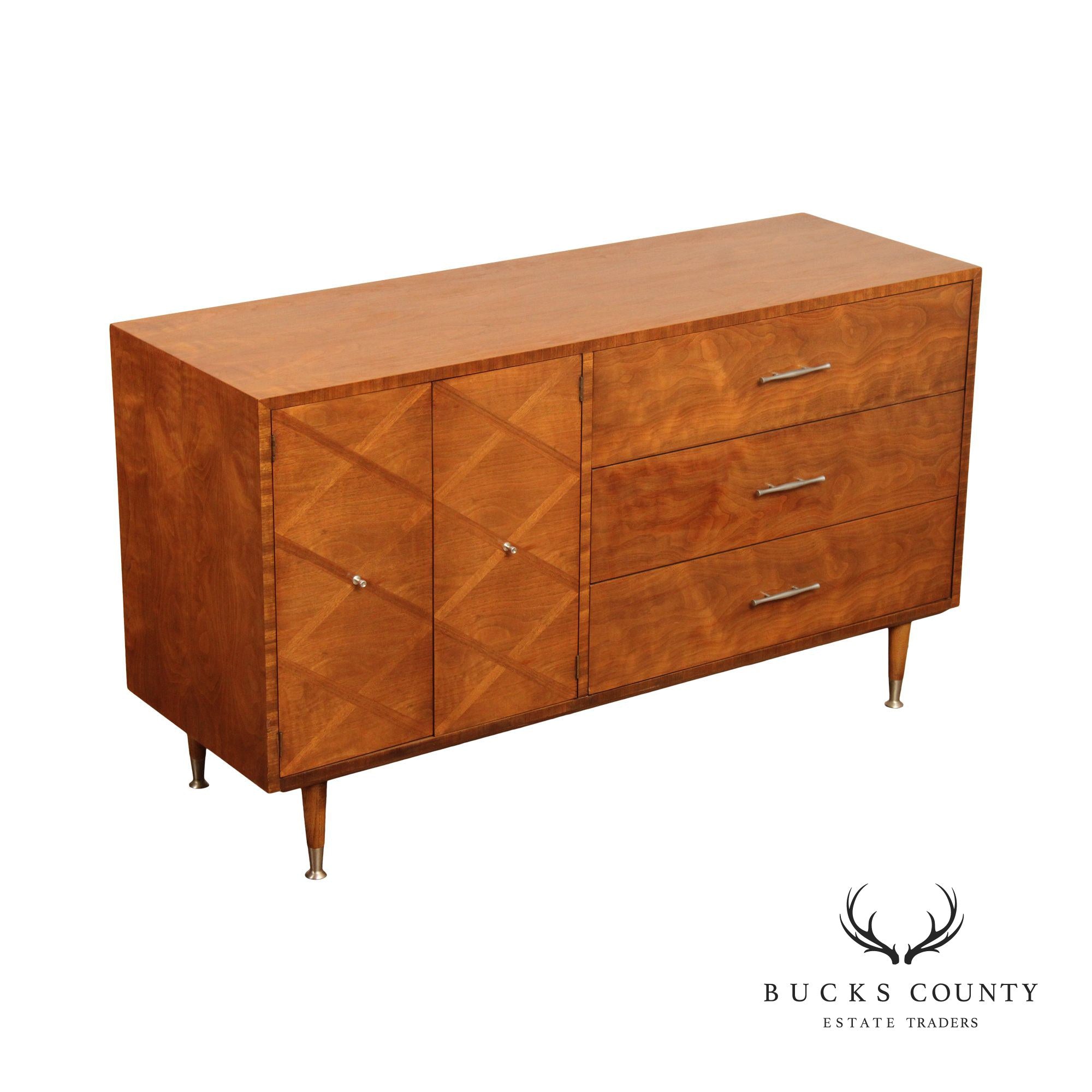 Lane Mid Century Modern Walnut Sideboard