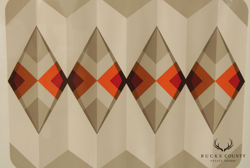 Marko Spalatin 'Xiphias' Geometric Abstraction Serigraph Print