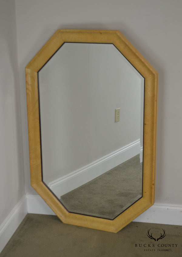 Henredon Scene Two Burl Wood Octagonal Mirror