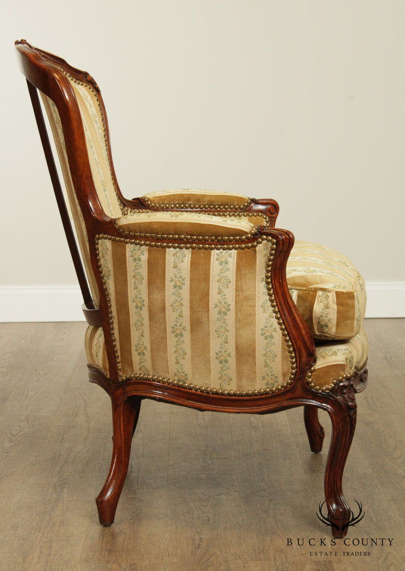 French Louis XV Style Quality Vintage Bergere Chair – Bucks County