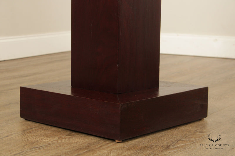 Mid Century Modern Rosewood Sculpture Pedestal