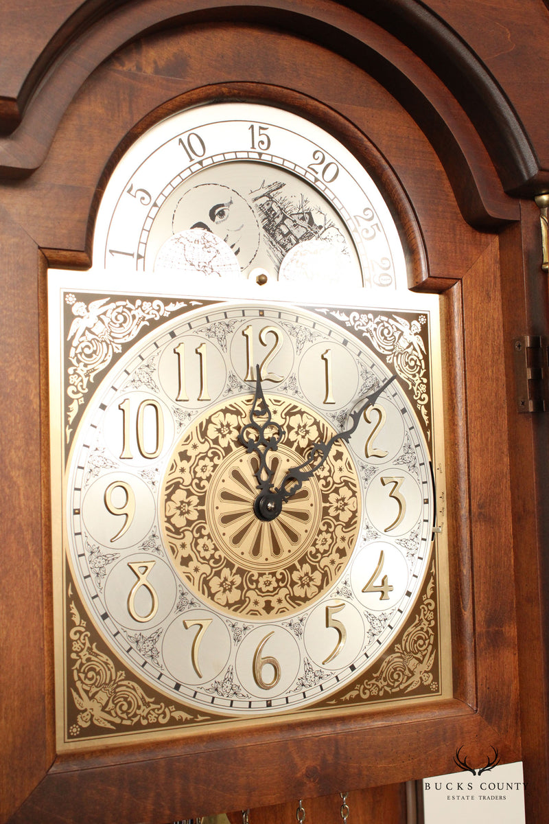 Ridgeway Georgian Style Tall Case Grandfather Clock