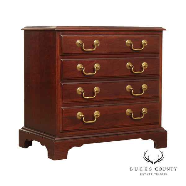 Hickory Chair Co. Historic James River Plantations Chippendale Style Small Mahogany Side Chest