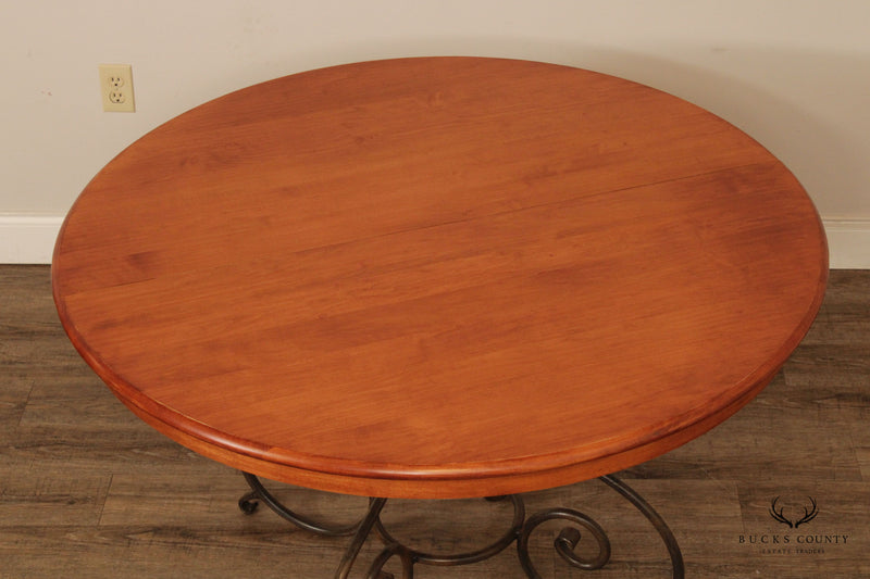 Whitaker Furniture Company French Country Style Round Extendable Dining Table