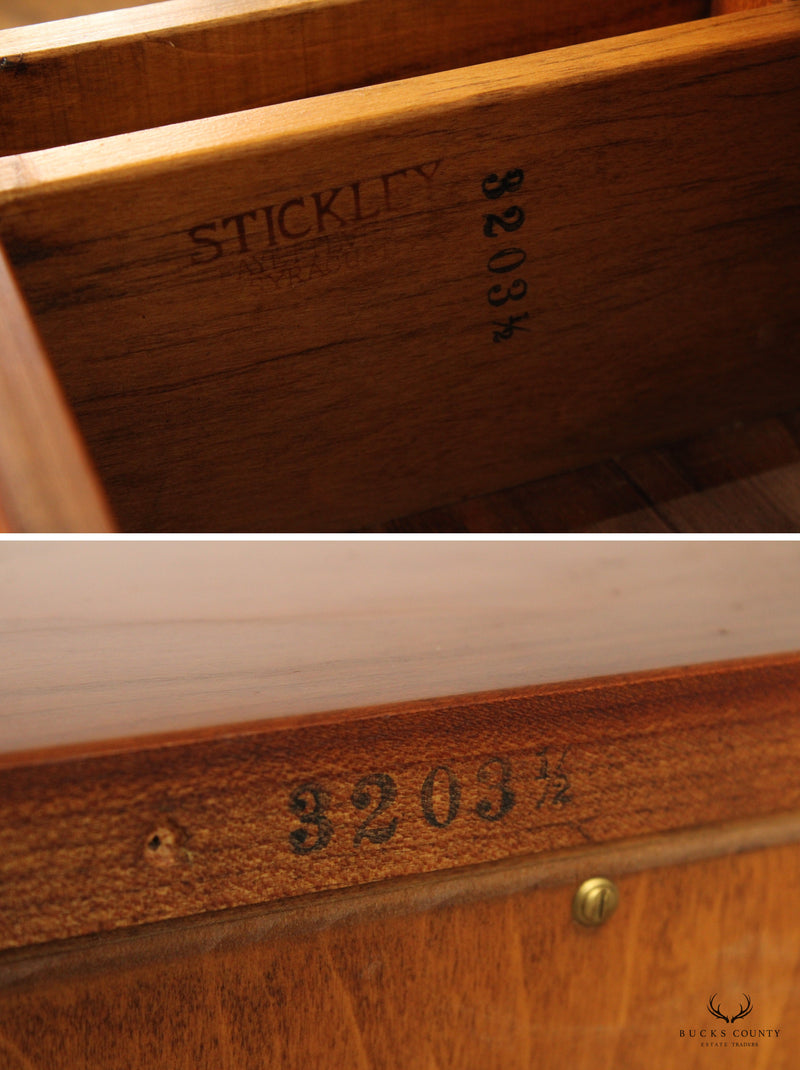 Stickley Chippendale Style Vintage Cherry Tall Chest of Drawers