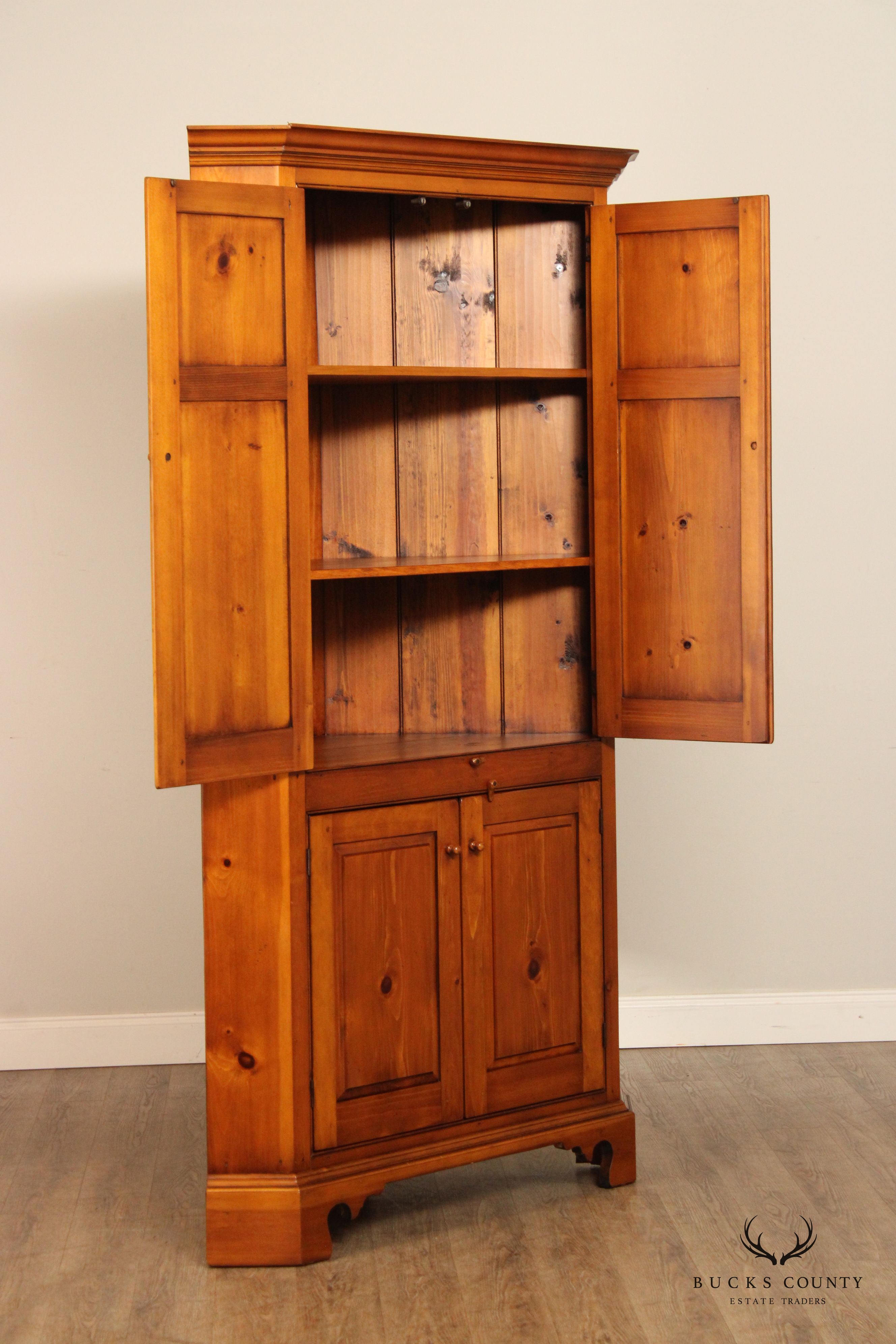 William Draper 'Country Classics' Pine Corner Cupboard