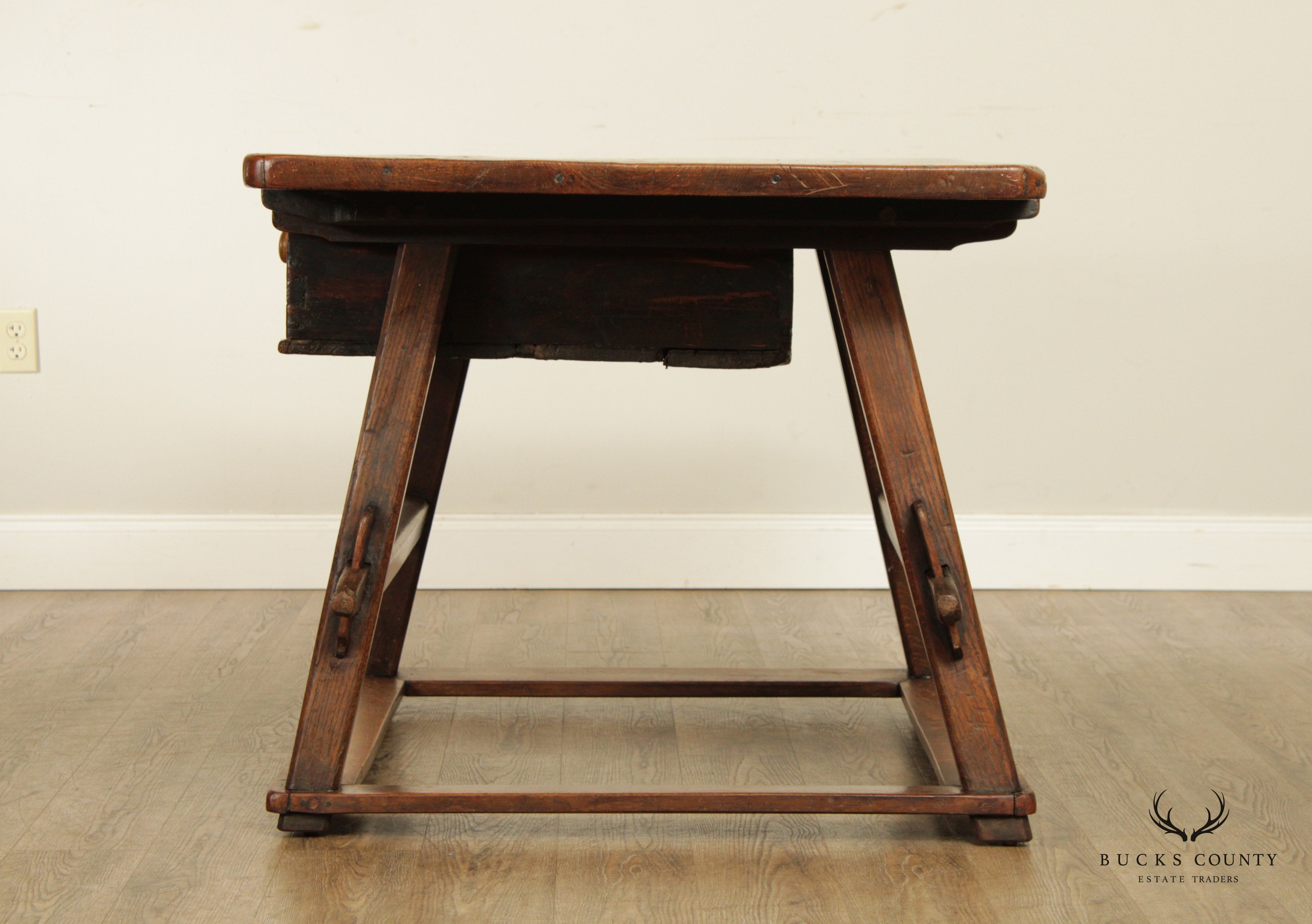 Antique 18th C. Rustic European Centre Table