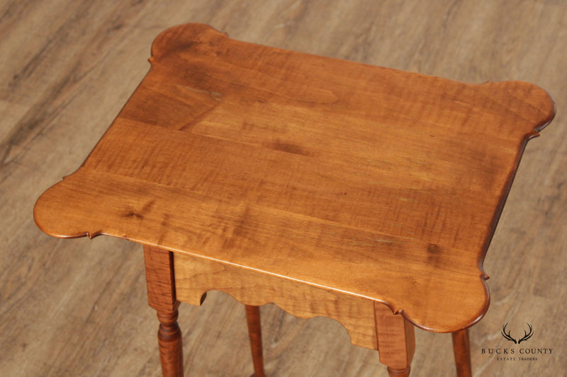 River Bend Chair Co. Early American Style Maple Side Table