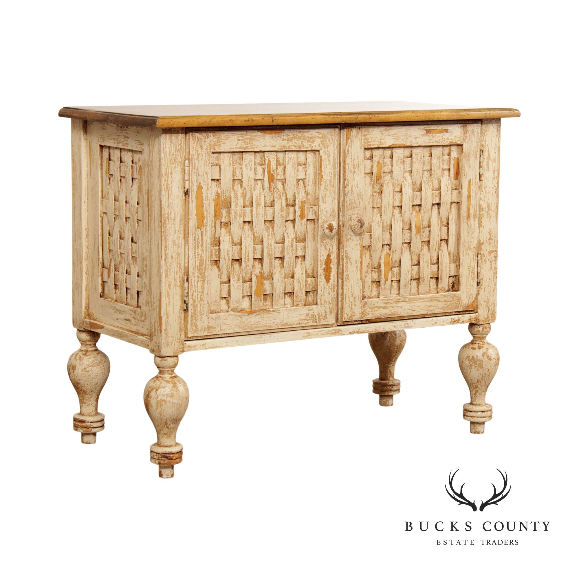 European Rustic Style Cabinet Chest of Drawers