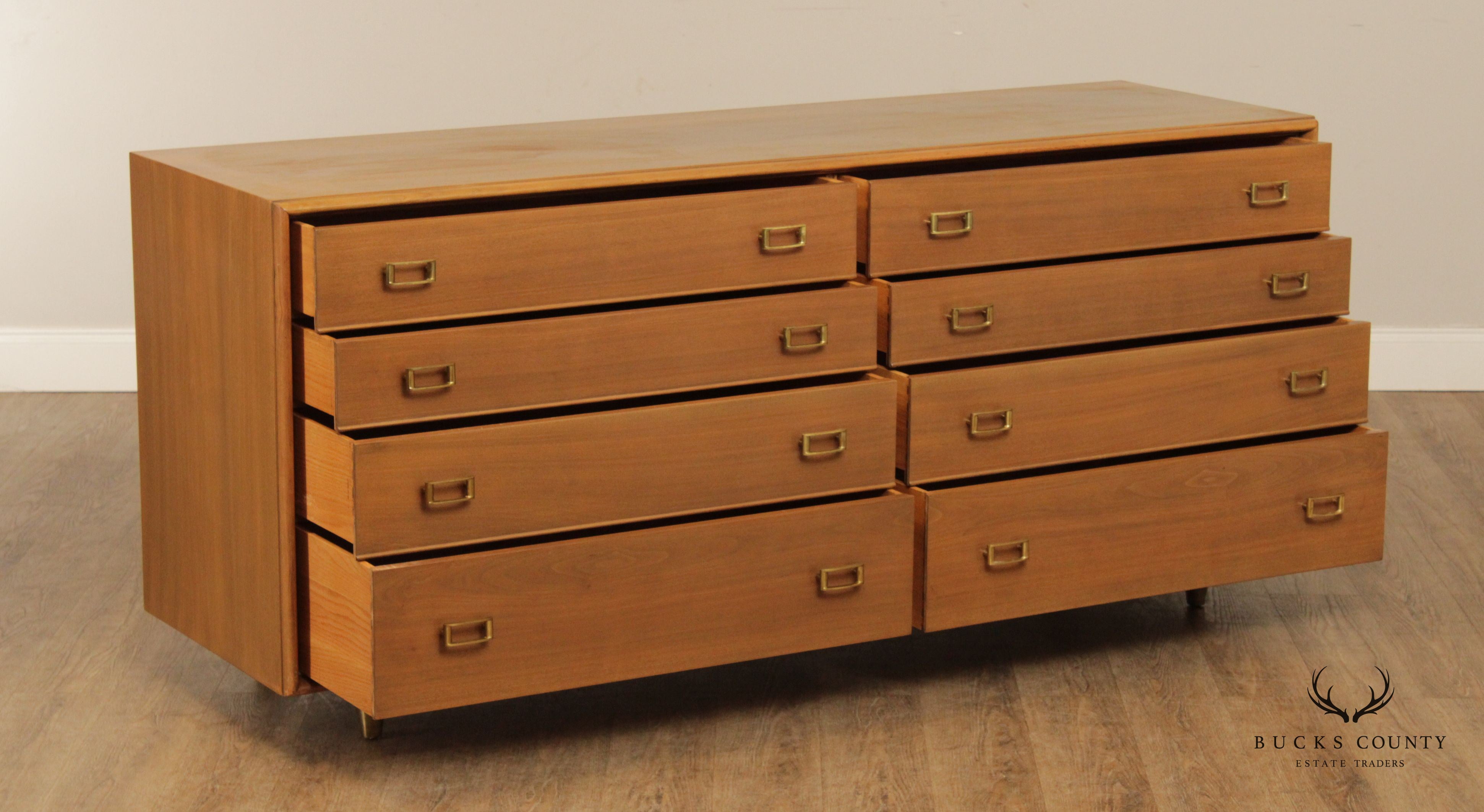 Johnson Furniture Paul Frankl Mid Century Modern Dresser