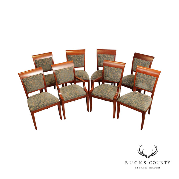 Baker Furniture Empire Style Set Eight Dining Chairs